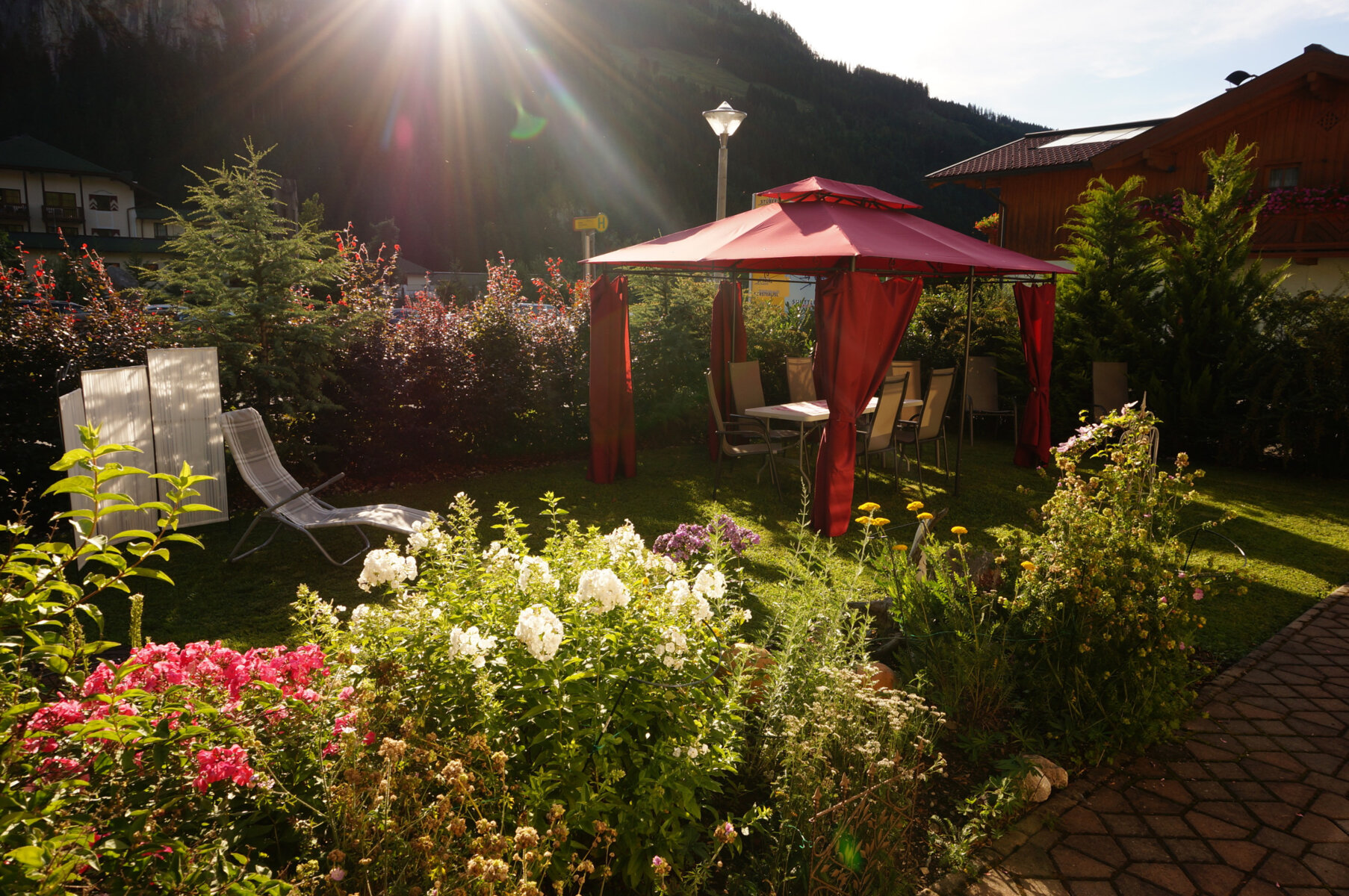 Garten vom Ferienhaus Försterlisl